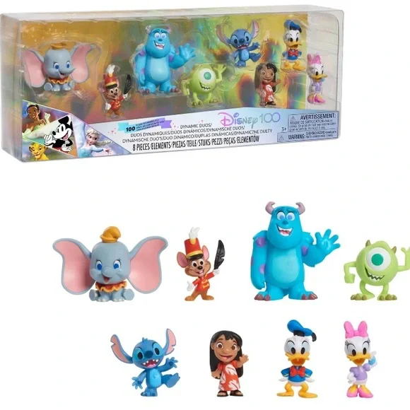 New Disney 100 yrsCelebration Collection Limited Edition Dynamic Duo Playset - Picture 1 of 6